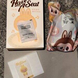 Pop Mart Labubu have a seat Figure sisi